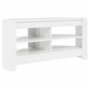 MobileTV | Armadietto TV | Mobile Porta TVAngolare Bianco ad Alto Lucido 102 x 40,5 x 45 cm