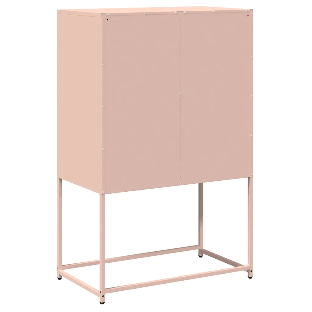 Credenza Rosa 68x39x107 cm in Acciaio 853345