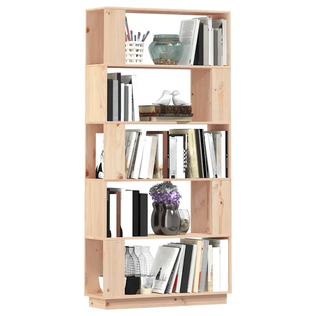 Libreria/Divisorio 80x25x163,5 cm Legno Massello di Pino 814064