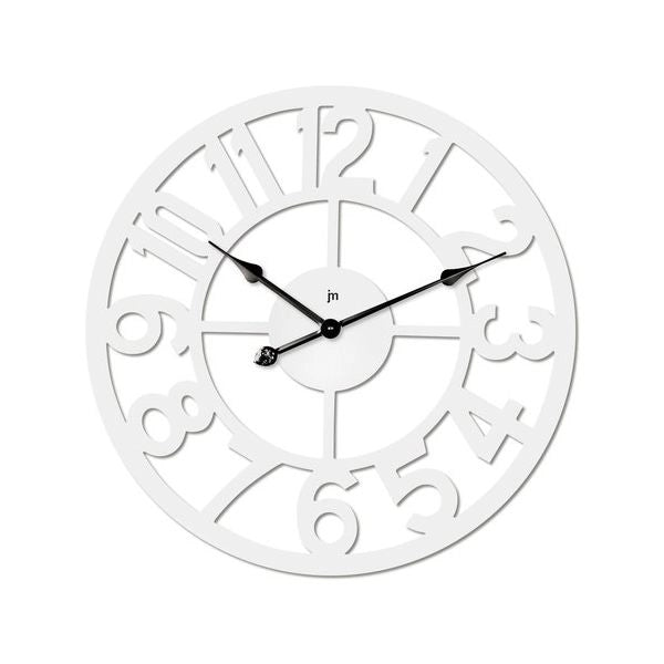 Orologio da parete lowell 21551b justaminute bianco