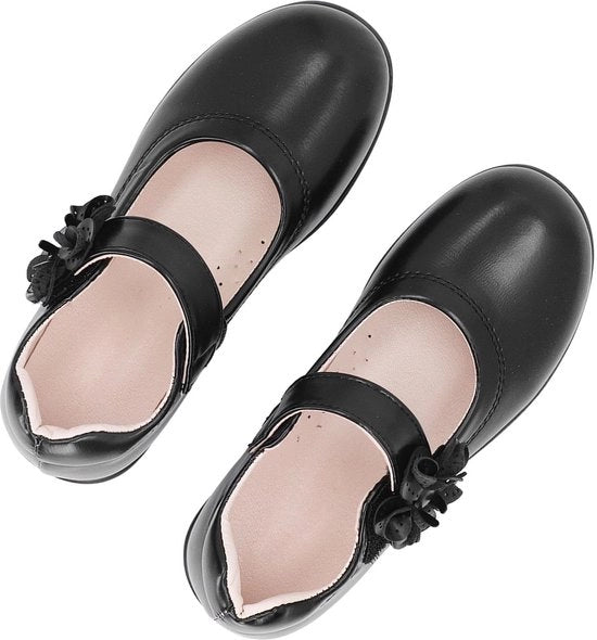 Scarpe per Bambine - Stile Principessa - Materiale PU - Scarpe per Uniforme Scuola - Adatte alle Ragazze - Stile Elegante - Scarpe per Ragazze