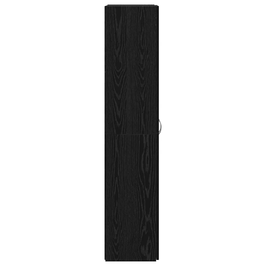 Mobile per Ufficio Rovere Nero 60 x 32 x 152,5 cm CFW3509602