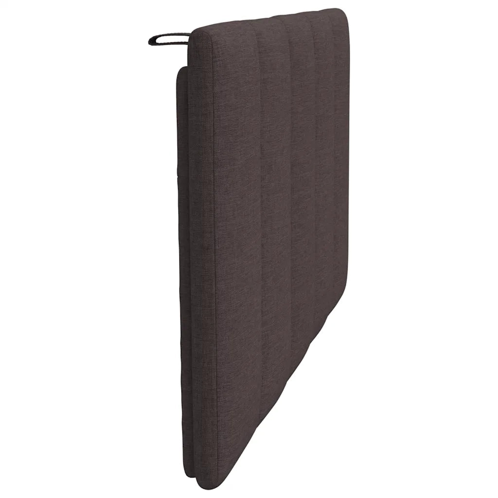 Cuscino Testiera Hanko Marrone Scuro 80 cm in Tessuto CFW7715530