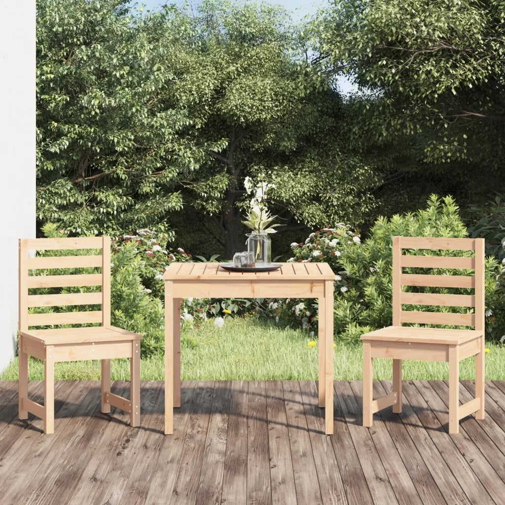 Set Bistrot da Giardino 3 pz in Legno Massello di Pinocod mxl 124194