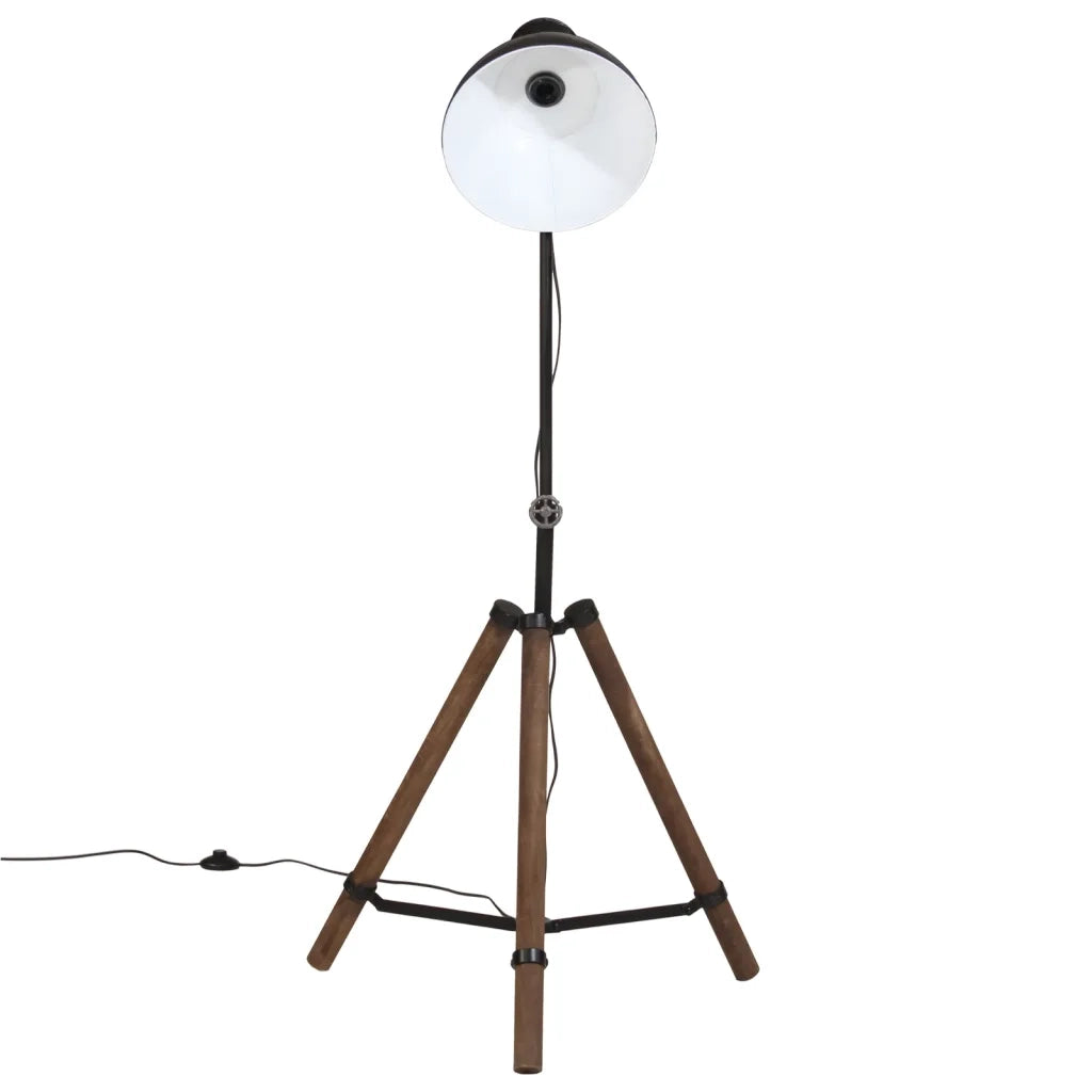 Lampada da Terra 25 W Nera 75x75x90-150 cm E27 371892