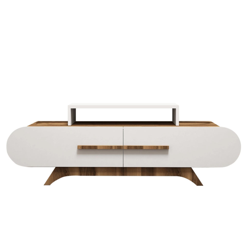 Mobile TV in legno "Rose" - 145 x 36 x 49 cm - Bianco