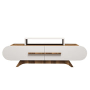 Mobile TV in legno "Rose" - 145 x 36 x 49 cm - Bianco