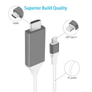 Trade Shop - Cavo Adattatore Per Samsung Galaxy S8 Usb Tipo C Usb-c A 4k Hdmi Hdtv 2 Metri -