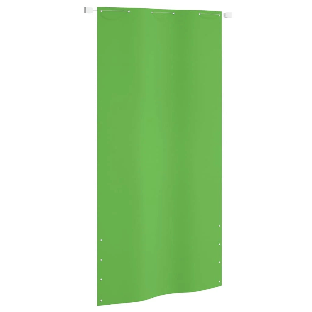 Paravento per balcone frangivista 120 x 240 cm tessuto Oxford verde chiaro 02_0010422