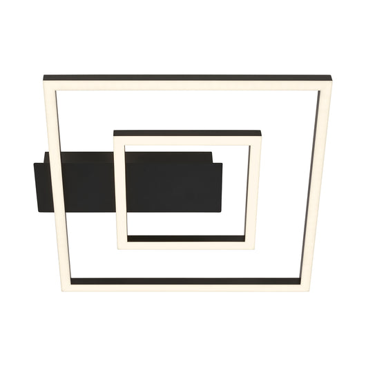 Applique Moderna Nici Metallo Plastica Nero Led Integrato 18W 3000K