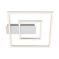 Applique Moderna Nici Metallo Argento Led Integrato 22W 3000K