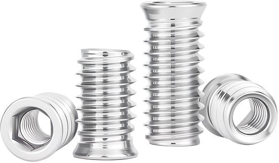Viti a schena a 6 facce, antiscivolo, resistenti alla ruggine, in acciaio inossidabile di alta qualità, 25 pezzi, M5 x 12 mm