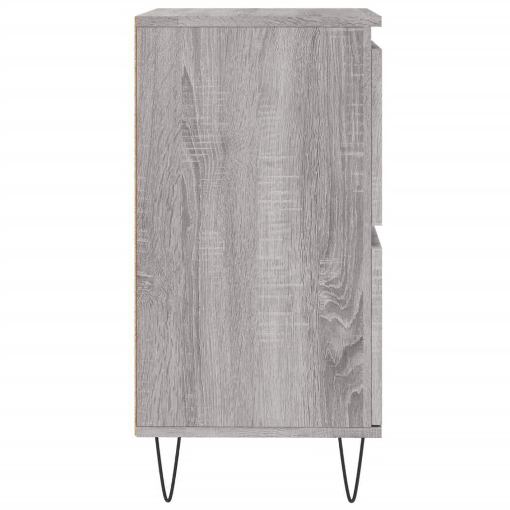 Buffet credenza cassettiera armadio mobile contenitore organizer cucina soggiorno salotto Sonoma 60 x 35 x 70 cm legno ingegnerizzato grigio 02_0036404