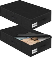 Organizzatore di abbigliamento pieghevole per sottocassa 2 pezzi basso profilo 76 x 38 cm