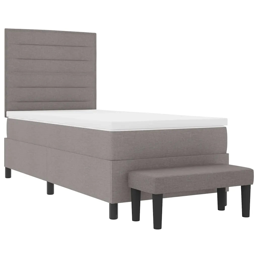 Letto a molle con testiera Talpa 100 x 200 cm Tessuto 3343971