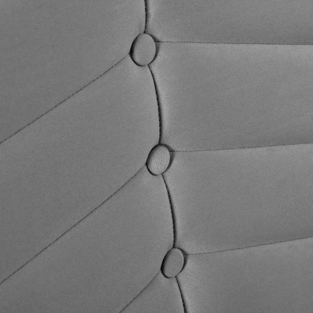 Letto Contenitore Letto Matrimoniale; Vano Contenitore e Testiera Regolabile 140×190 cm; senza Materasso; Grigio