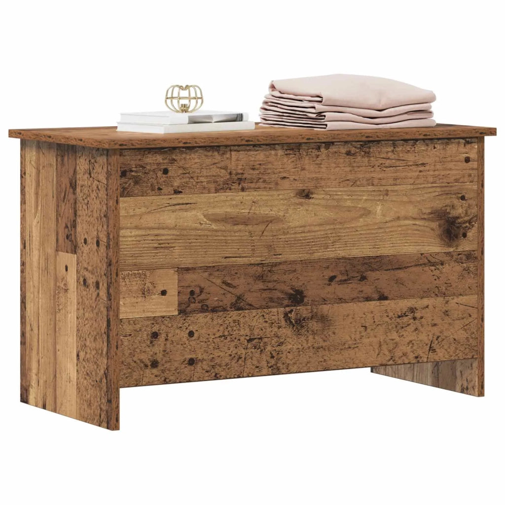 Cassa di stoccaggio Legno antico 80 x 40 x 50 cm 8011265