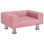 Divano | Divano da soggiorno | Sofa per Bambini Rosa 50x40x26,5 cm in Velluto