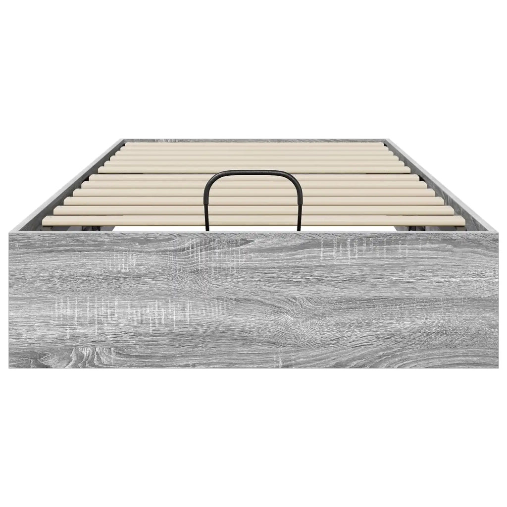 Letto ottomano Grigio Sonoma 193 x 120 x 25 cm Truciolare