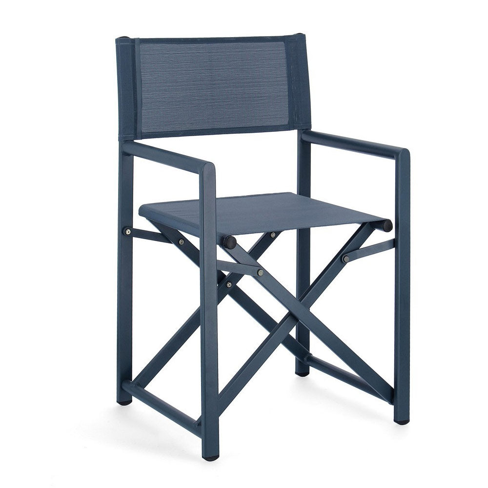 Sedia da Regista Pieghevole Giardino Esterno Taylor Bizzotto Colore: Navy