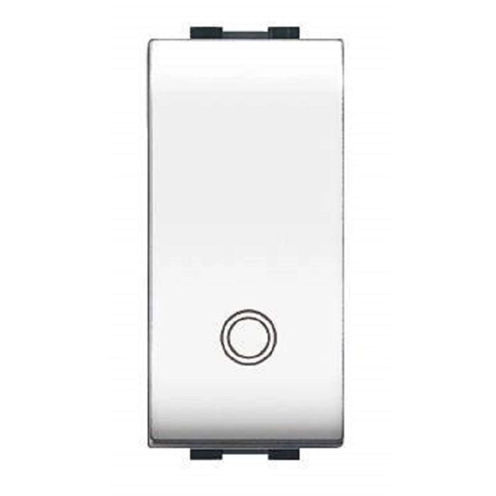 PULSANTE UNIPOLARE GENERICO 'MYLIFE' 16A 250V 1P/NO - Bianco - EC ELETTROCANALI