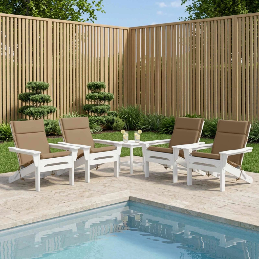 Cuscini per Sedia Alta in 6 Pezzi GEMERT 6 pcs 100% Poliestere 946521