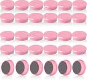 30 pacchi di magneti forti per lavagne e whiteboard - magneti rotondi rosa per frigorifero, decorativi mini magneti piccoli, magneti con presa forte per lavagne, magneti per parete, ufficio, scuola, magneti per lavagna