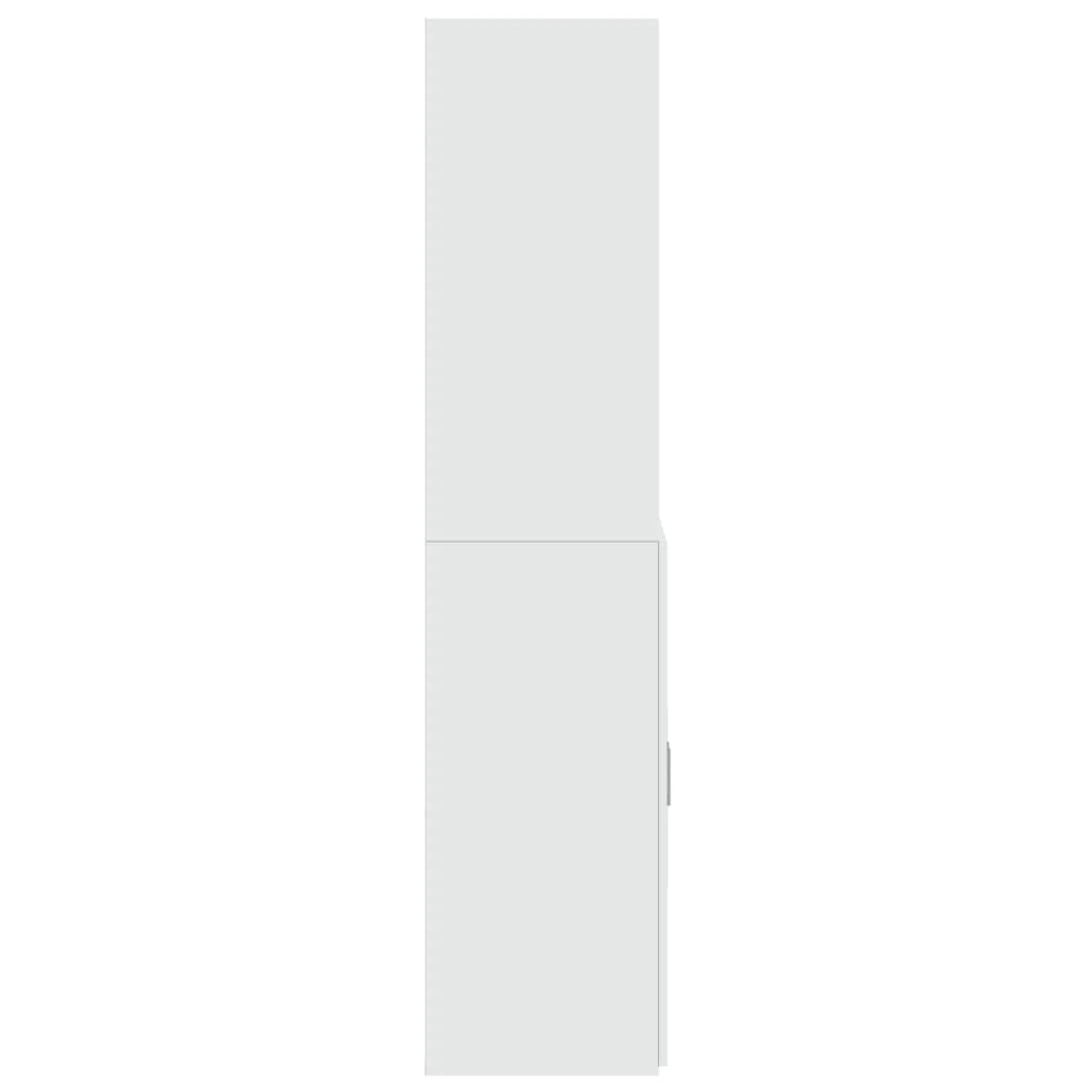 Buffet credenza cassettiera mobiletto mobile contenitore organizer cucina soggiorno salotto alto 80 x 42,5 x 185 cm legno ingegnerizzato bianco 02_0032775