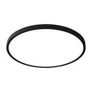 Plafoniera LED moderna nera tonda 60cm CCT 50W Light Prestige