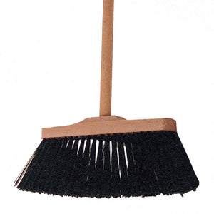 scopa industriale 27 cm supporto legno senza manico cod:ferx.3775