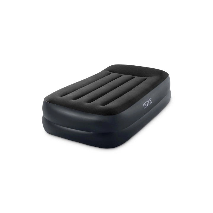 MATERASSO GONFIABILE PILLOW REST TWIN SINGOLO CON POMPA INCORPORATA  cm.191x99x42h.   peso kg.5,10 (64122)    INTEX