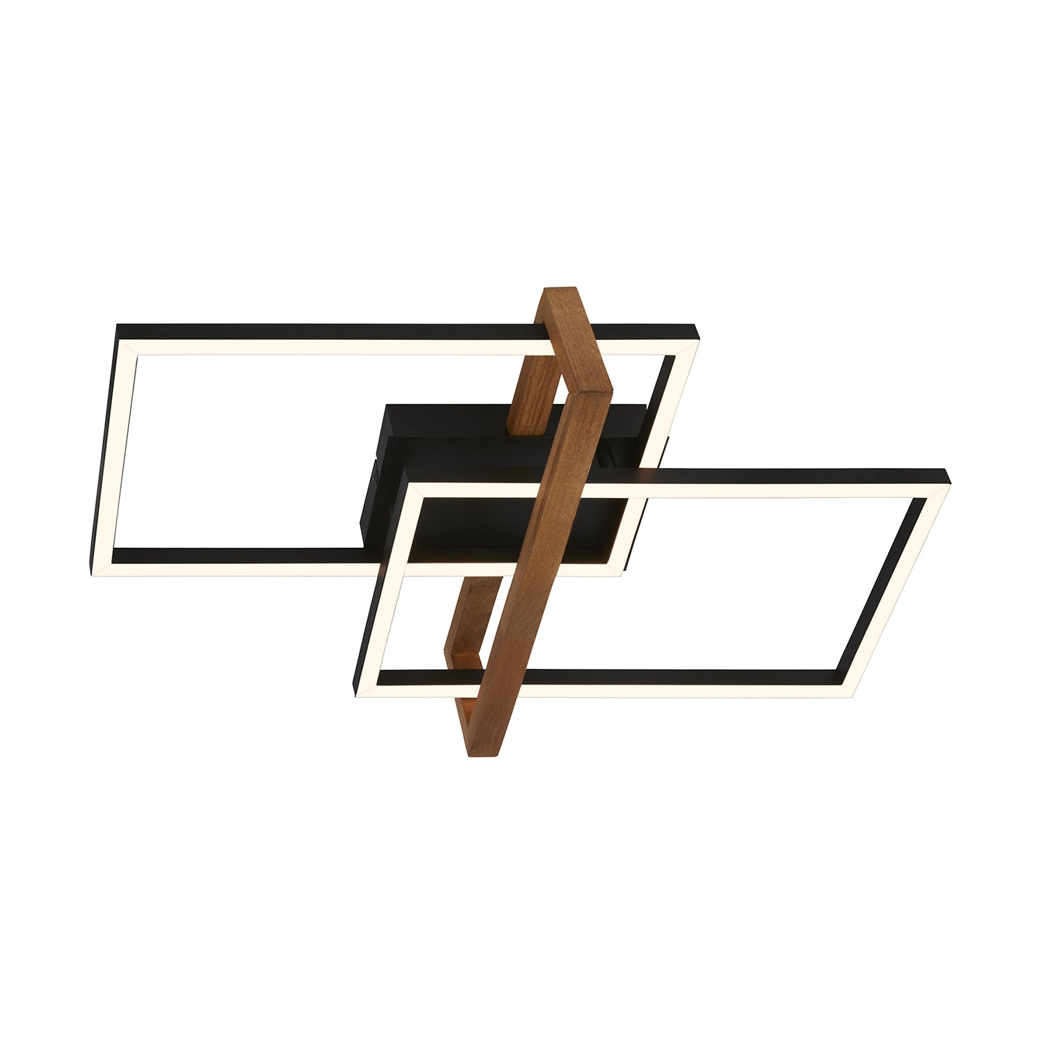 Applique Moderna Nested Metallo Nero Led Integrato 34W 3000K