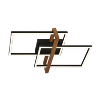 Applique Moderna Nested Metallo Nero Led Integrato 34W 3000K