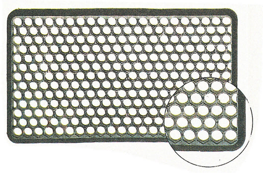 zerbino nido dape nero con bordo 41x71 cm cod:ferx.37763