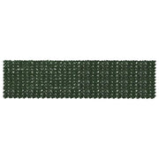 Schermo per balcone con foglie-Pannello per balcone Verde Scuro 400 x 100 cm