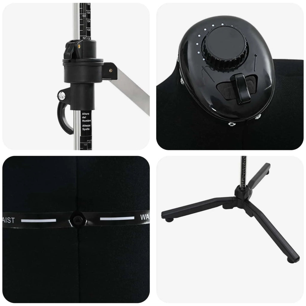 Forma Abito Femminile Regolabile Nero l Velluto CFW4777184