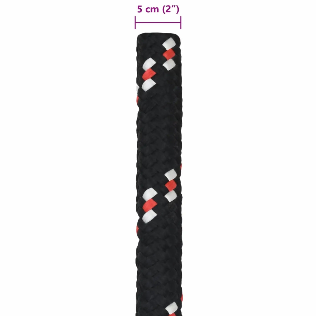 Corda da Barca 25 m 5 Nero e Rosso PP 42029566