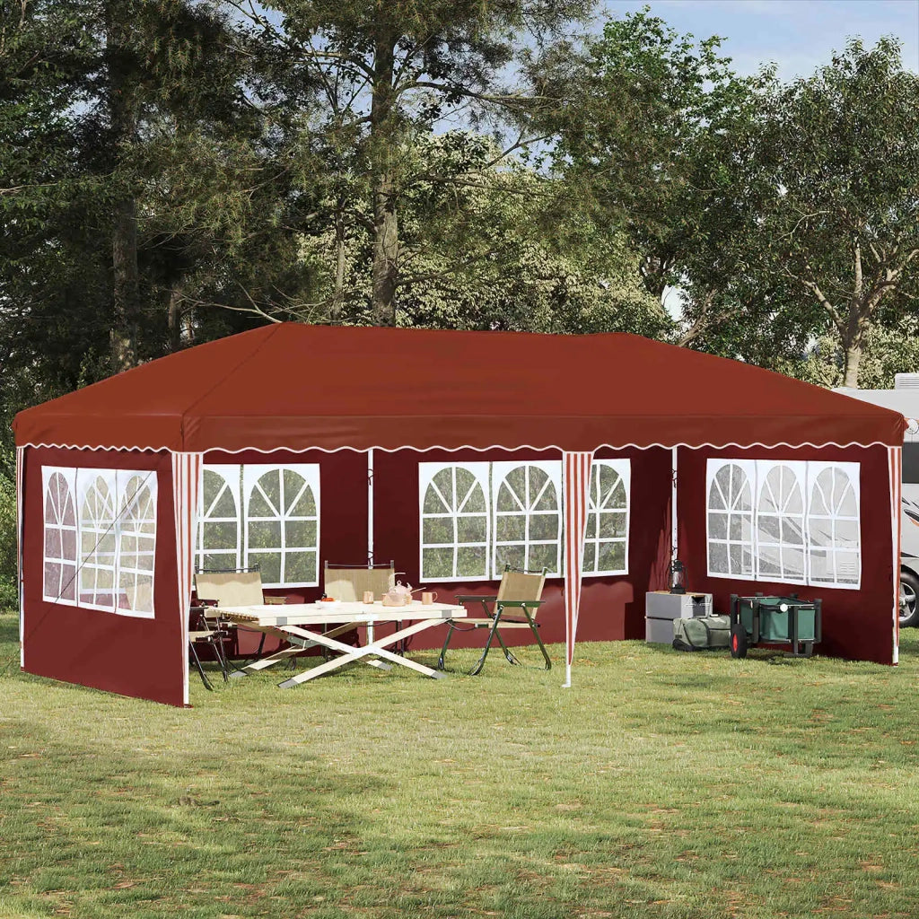 Tenda per feste a pop-up 575 x 289 x 245 cm Terracotta
