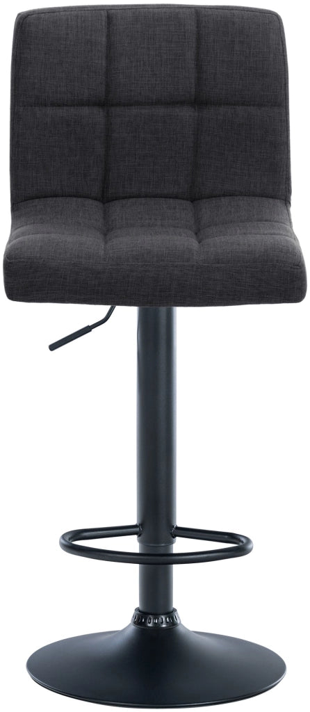 2er Set Barhocker Calma Stoff schwarz