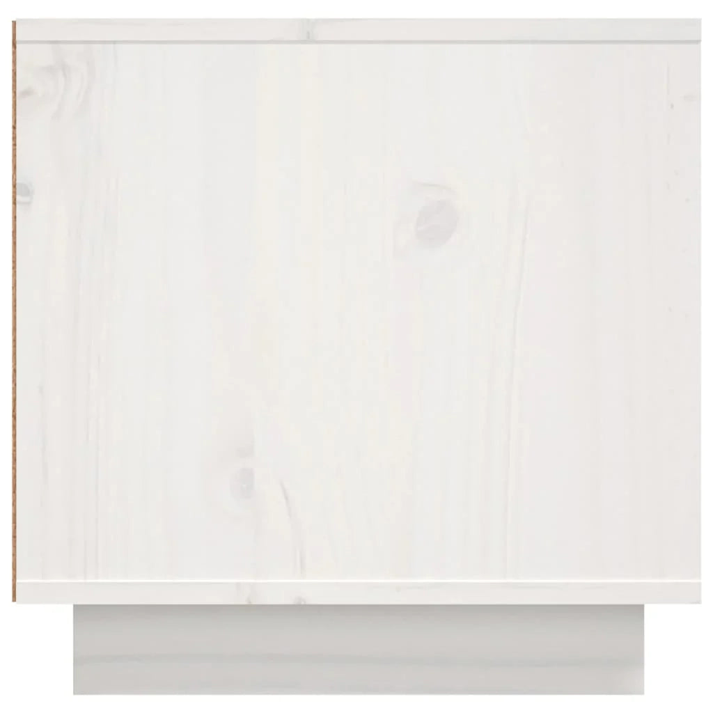 Mobile TV multimediale mensola TV credenza TV sala da pranzo soggiorno camera da letto 156 x 40 x 40 cm legno di pino massiccio bianco 02_0026044