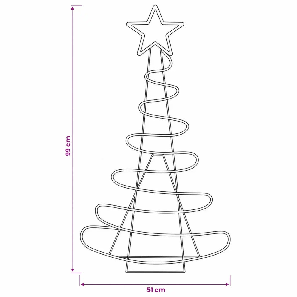 Sagoma albero di Natale LED LOVIISA 100 LED Multicolore 42053447