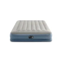 Intex 64118ND - Materasso Gonfiabile Matrimoniale Pillow Rest Mid-Rise Autogonfiante, 152x203x30 cm