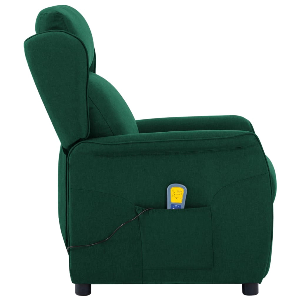 Sedia da Massaggio in Tessuto Verde Scuro
