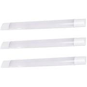 Plafoniera led soffitto 20w slim 60 cm risparmio energetico 6000k pezzi 3