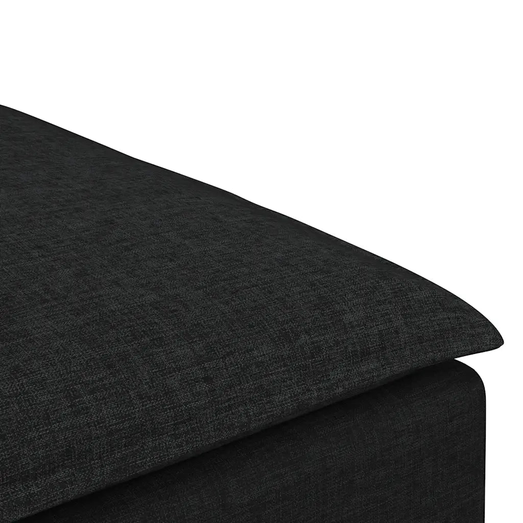 Divano Modulare Poggiapiedi Modulo Nero 100x100x48 cm