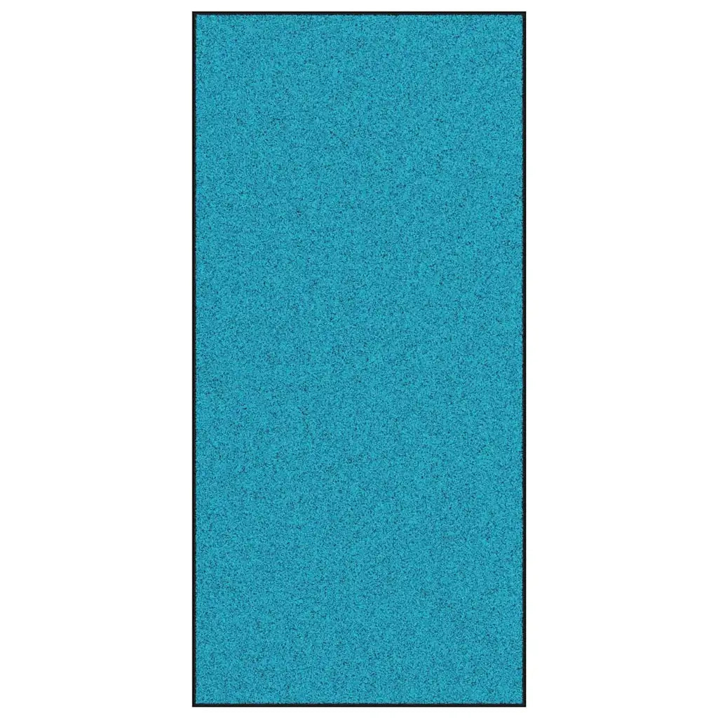 Zerbino | Tappetino Altro Ciano e Nero 120 x 250 cm Poliammide e PVC