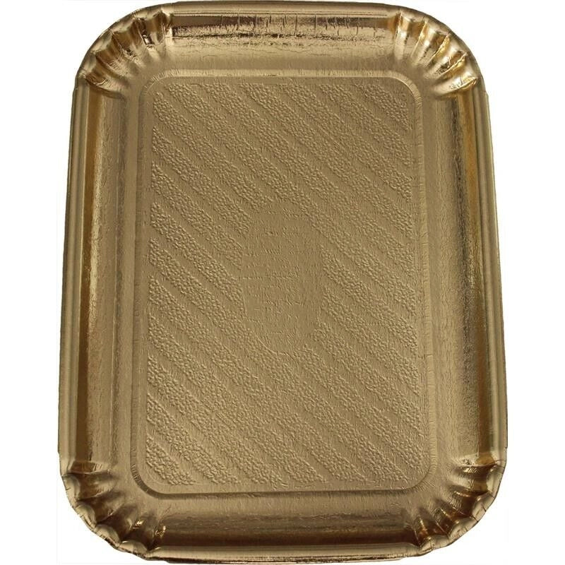 MAURY'S VASSOIO ORO RETTANGOLARE IN CONFEZIONE DA 2 PEZZI 23,1X33,2 CM