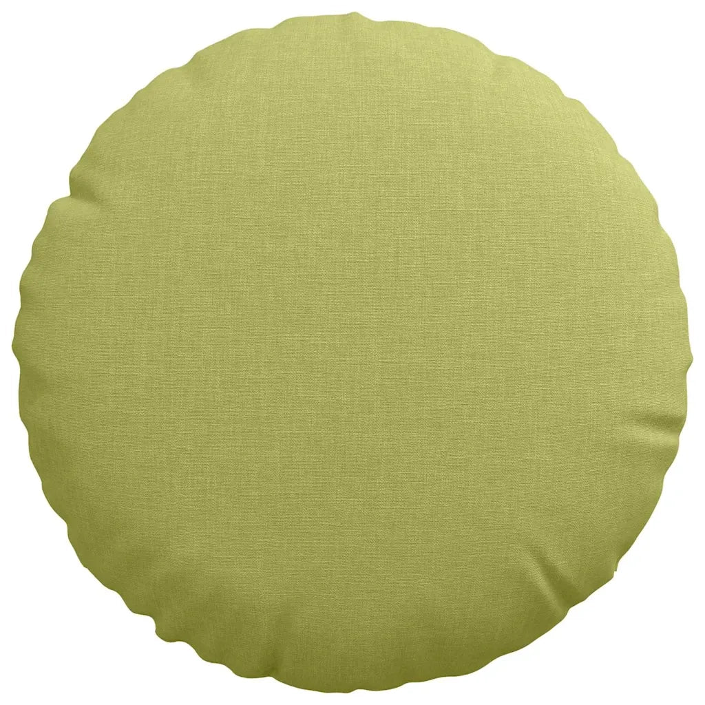 Cuscini per Seduta 2 pcs Verde chiaro Ø30 x 13 cm Tessuto 42014093