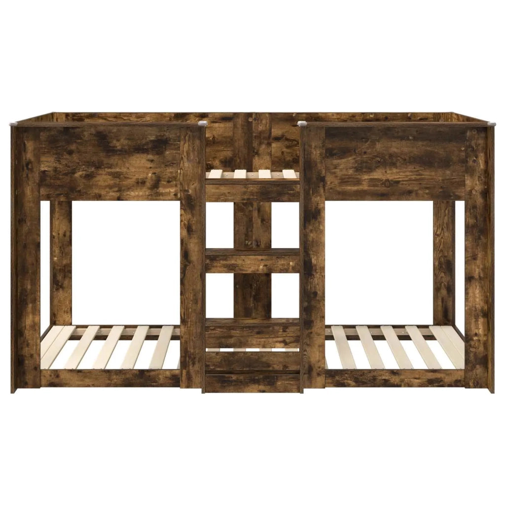 Letto a Castello per Bambini Rovere fumé 75 x 190 cm
