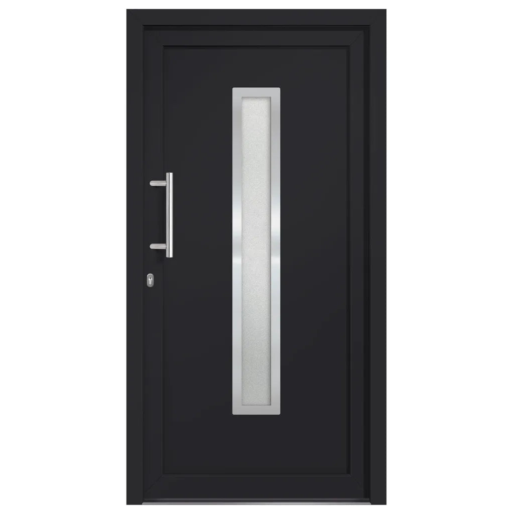Porta di Ingresso Antracite 98x190 cm cod mxl 56255